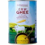 Patanjali Cow Ghee (Clarified Butter) - Pure & Natural - 500 ml, 1 liter, Export quality, shipped from USA