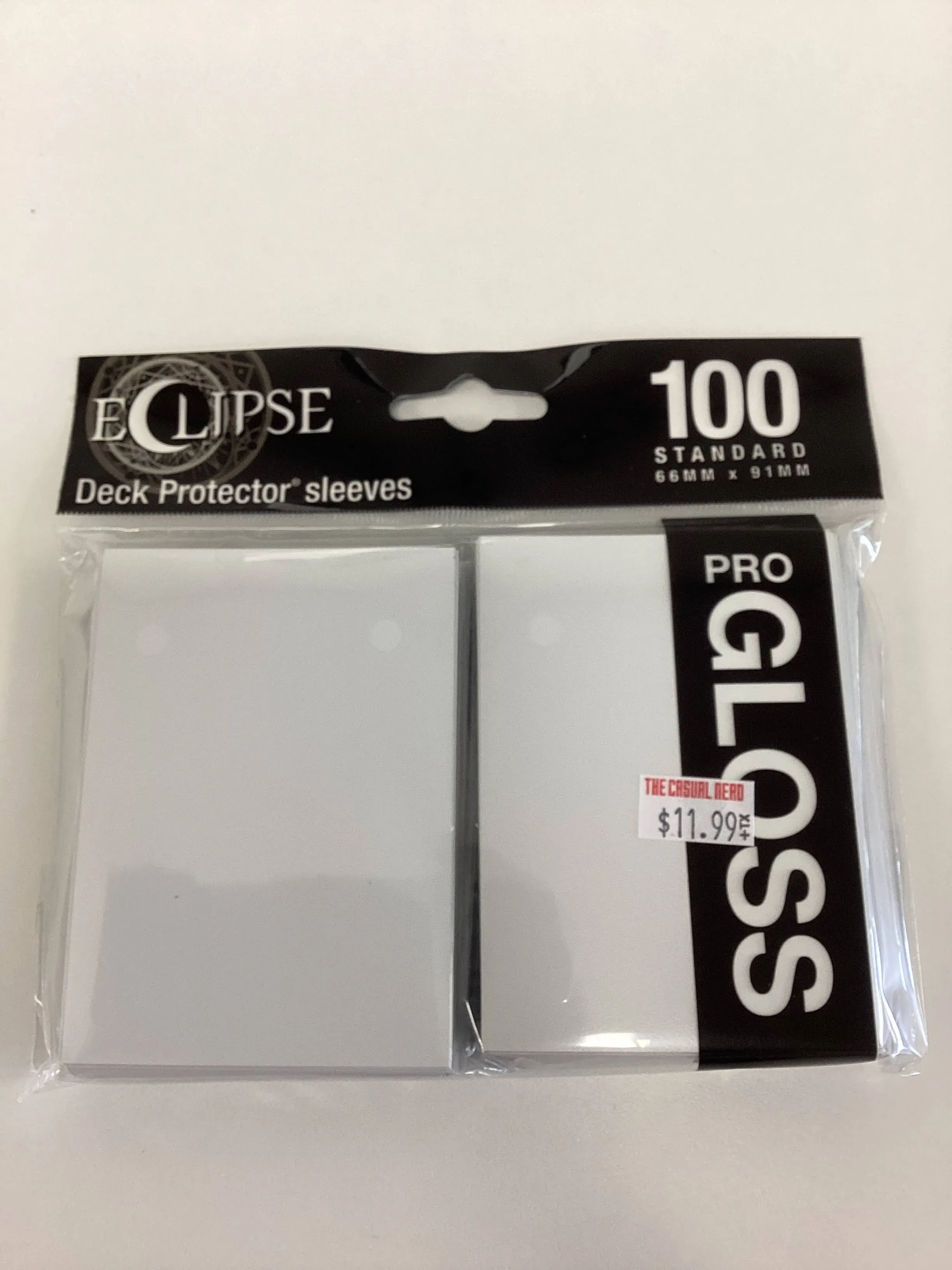 Ultra Pro Card Supplies Eclipse Pro-Gloss Arctic White Standard Card Sleeves [100 Count]