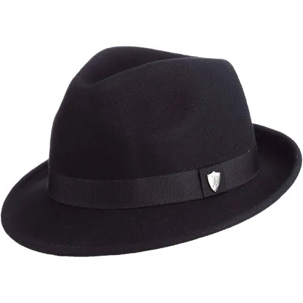 Scala Wool Felt Fedora- Fremont Black Men's Hat