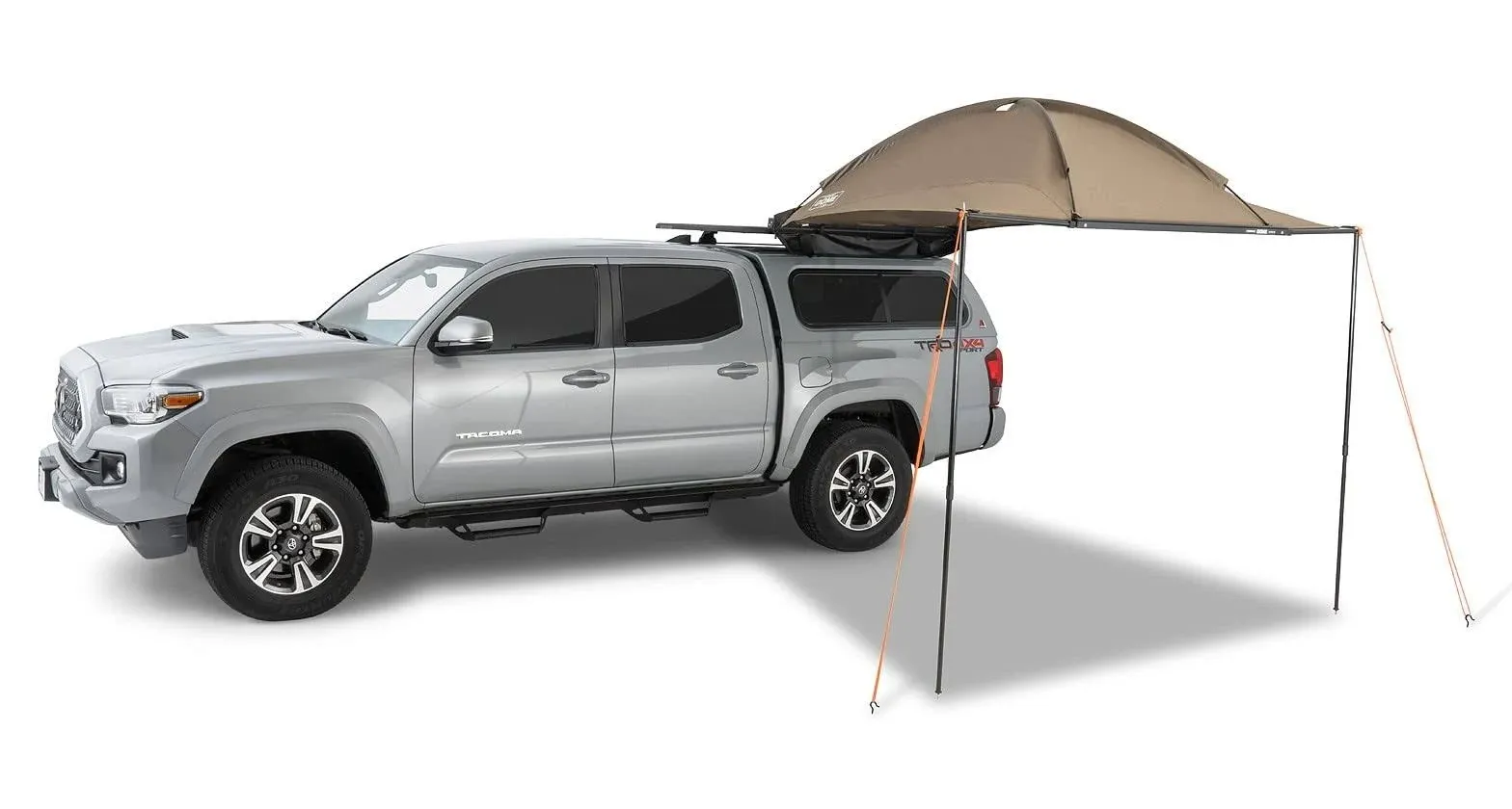 Rhino Rack Dome Car Awning for Overlanding,Car Camping,Truck Awning,Roof Rack Awning for All Vehicles SUV,Trucks,Campers,64 Sq Ft Coverage (8'2"x 8'4"),Sun Protectant UPF 50 + Rain Resistant,32125