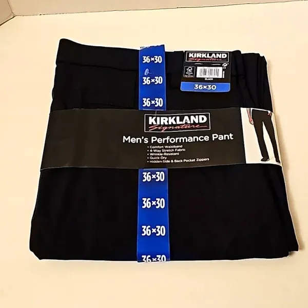 Men&#x27;s Kirkland Signature Performance Pant 36x30 Black