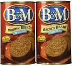 B & M Bread Brown Plain Pack of 2, Net WT 16 0z (1 LB) 453g