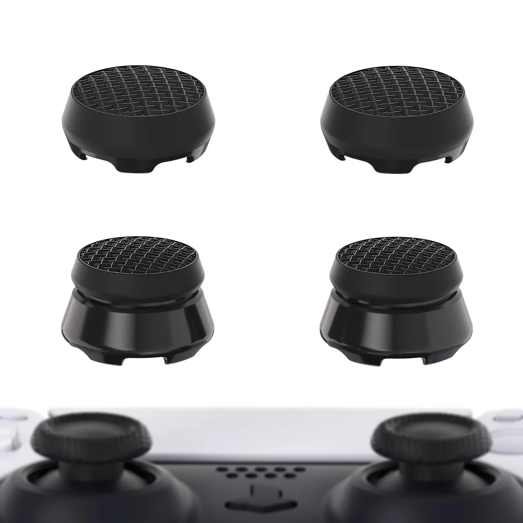 PlayVital Thumbs Pro Armor Thumbstick Extender for PS5 Controller, Joystick Caps ...