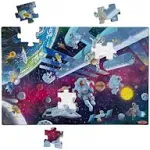 Melissa & Doug Outer Space Glow-in-the-Dark Cardboard Jigsaw Floor Puzzle – 48 Pieces, for Boys and Girls 3+ - FSC Certified