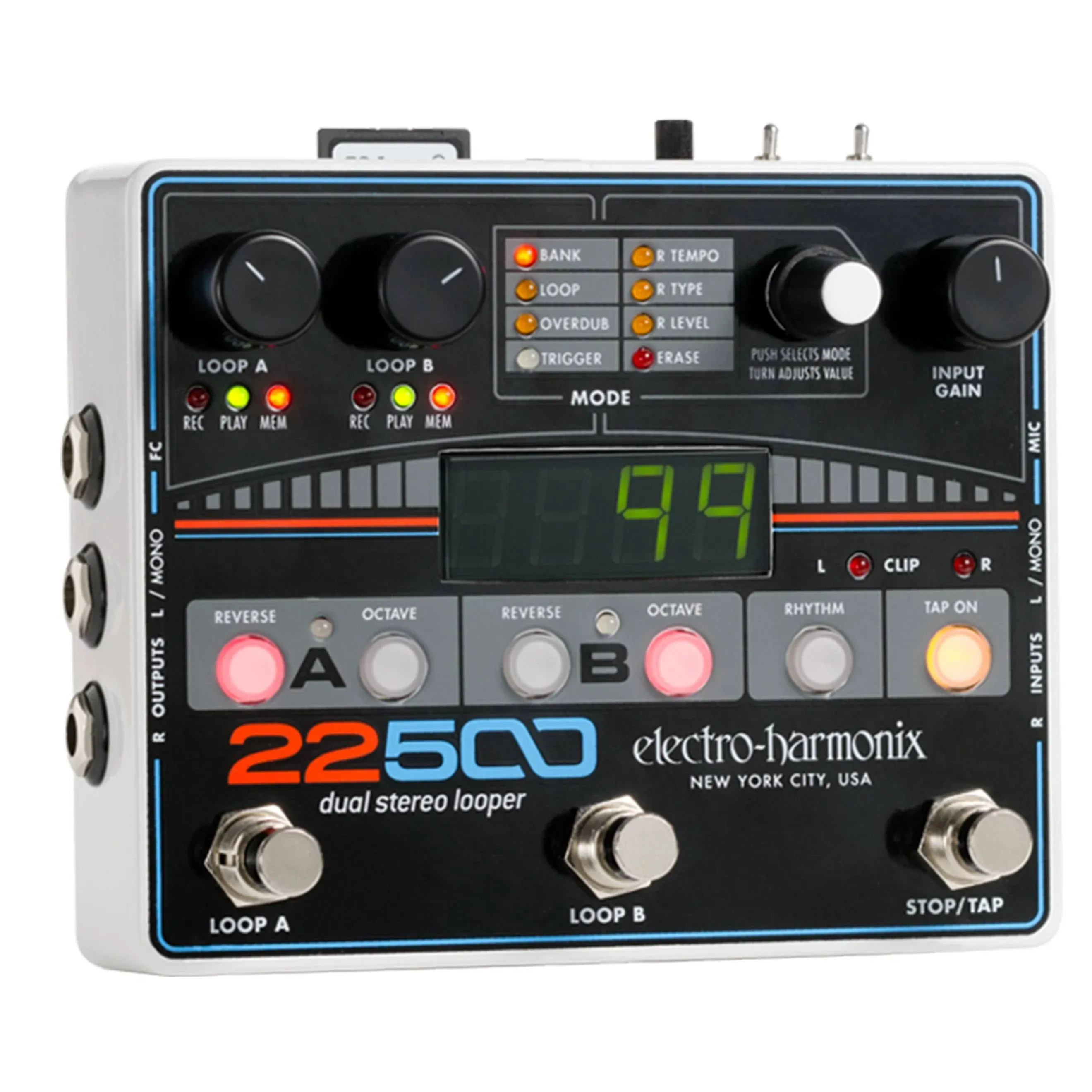 Electro Harmonix 22500 Dual Stereo Looper Pedal