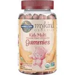 Garden of Life mykind Organics Kids Gummy Vitamins - Fruit - Certified Organic, Non-GMO & Vegan Complete Children's Multi - B12, C & D3 - Gluten, Soy & Dairy Free, 120 Real Fruit Chew Gummies