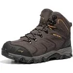 NORTIV 8 Mens Waterproof Hiking Boots Backpacking Lightweight Outdoor Work Boots 160448_m Brown/Black/Tan Size 10, Men's