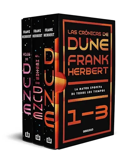 Estuche Las crónicas de Dune: Dune, El mesías de Dune e Hijos de dune / Frank Herbert's Dune Saga 3-Book Boxed Set: Dune,Dune Messiah, and Children of Dune (Spanish Edition)