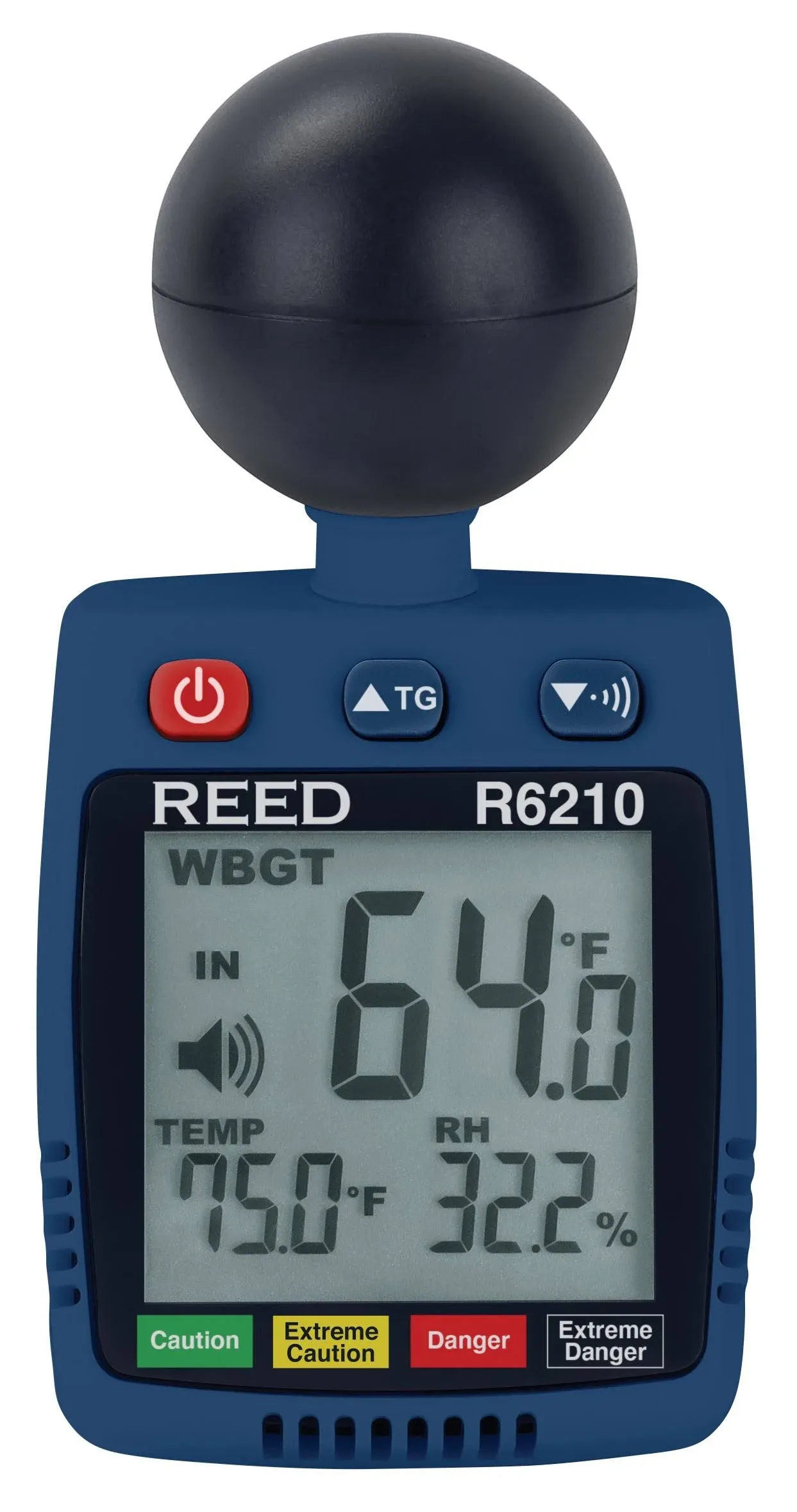 Reed Instruments R6210-NIST Heat Stress WBGT Meter