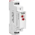 Delay Off Time Relay 16A 1SPDT Electronic Adjustable Single Function Timer Delay Relay Din Rail Modular(GRT8-B1,AC/DC12V-240V)