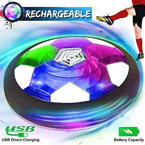 Kids Gifts, Rechargeable Hover Soccer Ball Air Floating Soccer for Boys Girls...