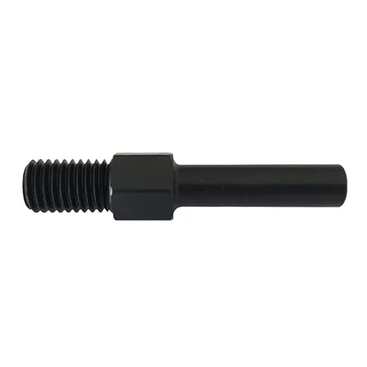 5/8"-11 Male to 1/2" Shank Core Drill Adapter for Core Bits. Heat-treated steel with high strength for longer durability.
