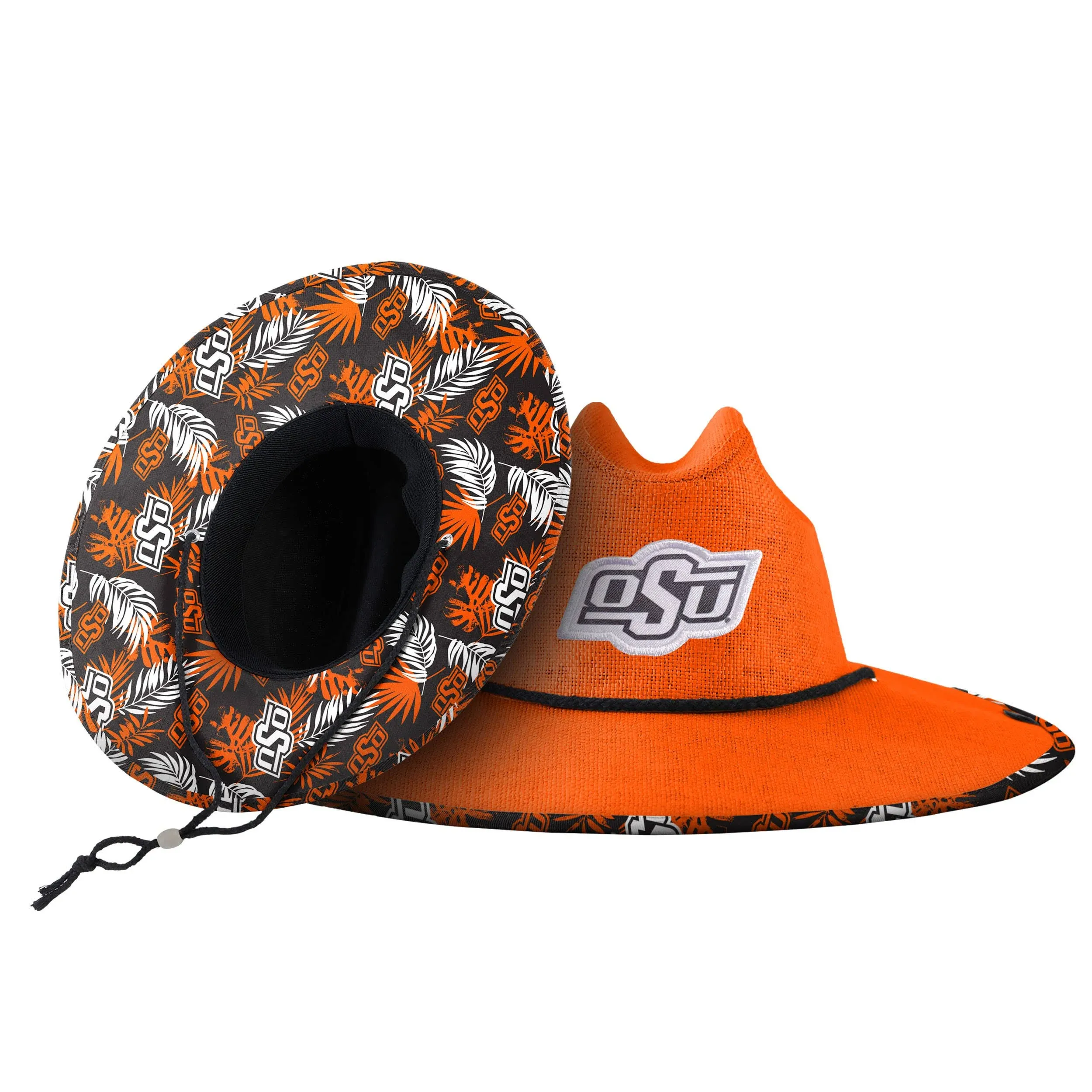 Oklahoma State Cowboys NCAA Team Color Straw Hat