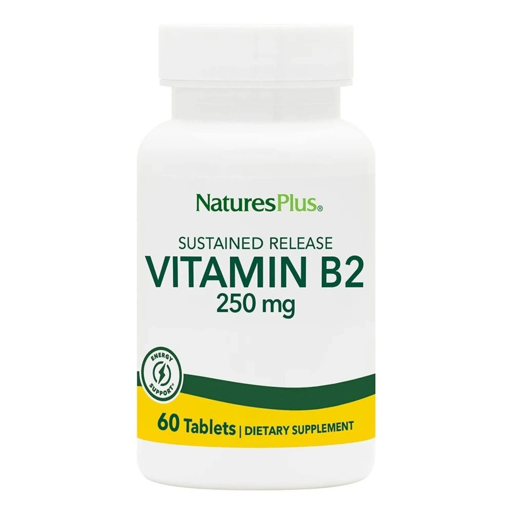 Nature's Plus Vitamin B 2 250 mg 60 Tablets