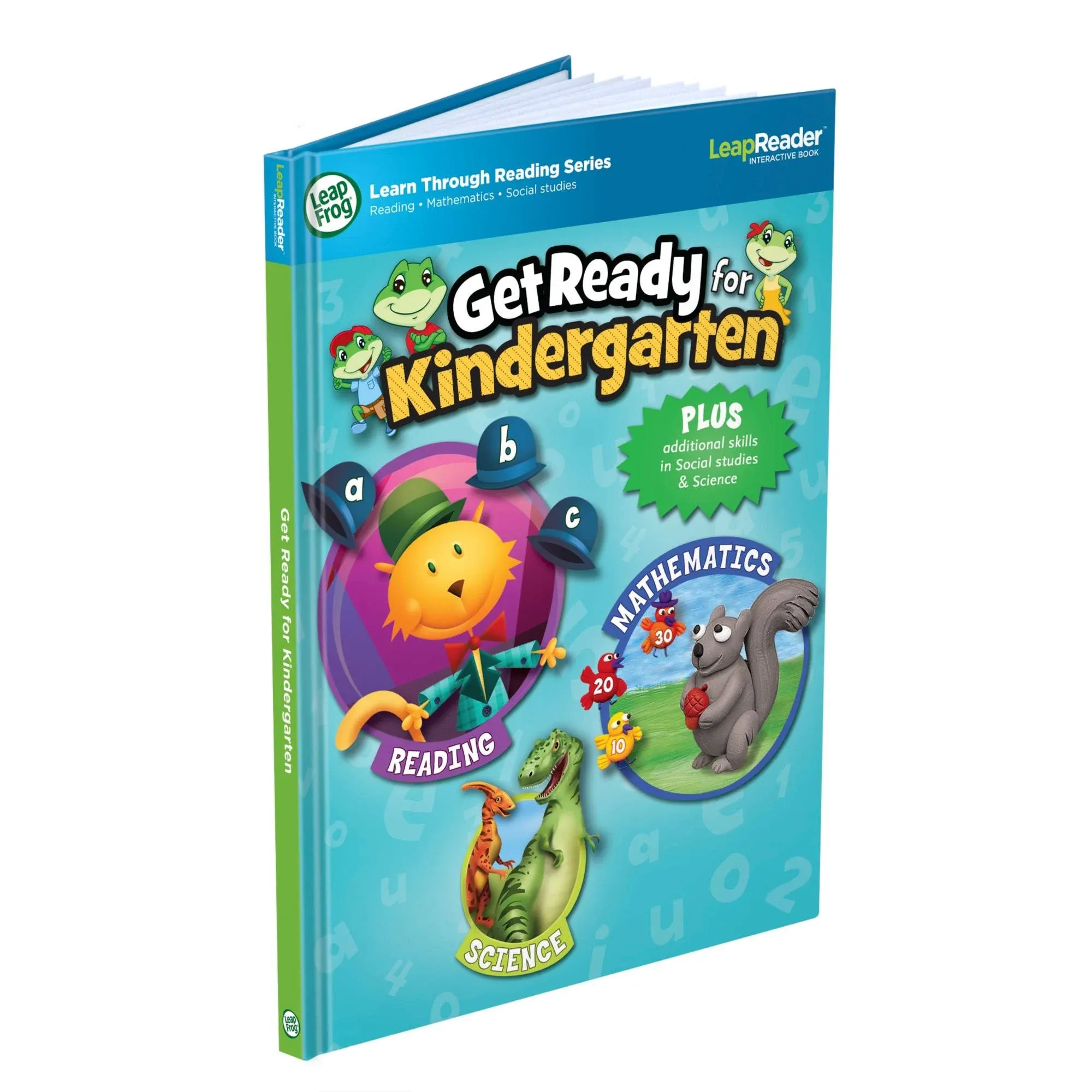 LeapFrog LeapReader TAG Book Get Ready For Kindergarten Home School Kids Pre-K +