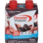 Premier Protein Drink, Cookies & Cream - 4 ct