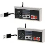 Nes Classic Usb Game Controller Joypad Gamepad For Laptop Computer, 2 Packs.