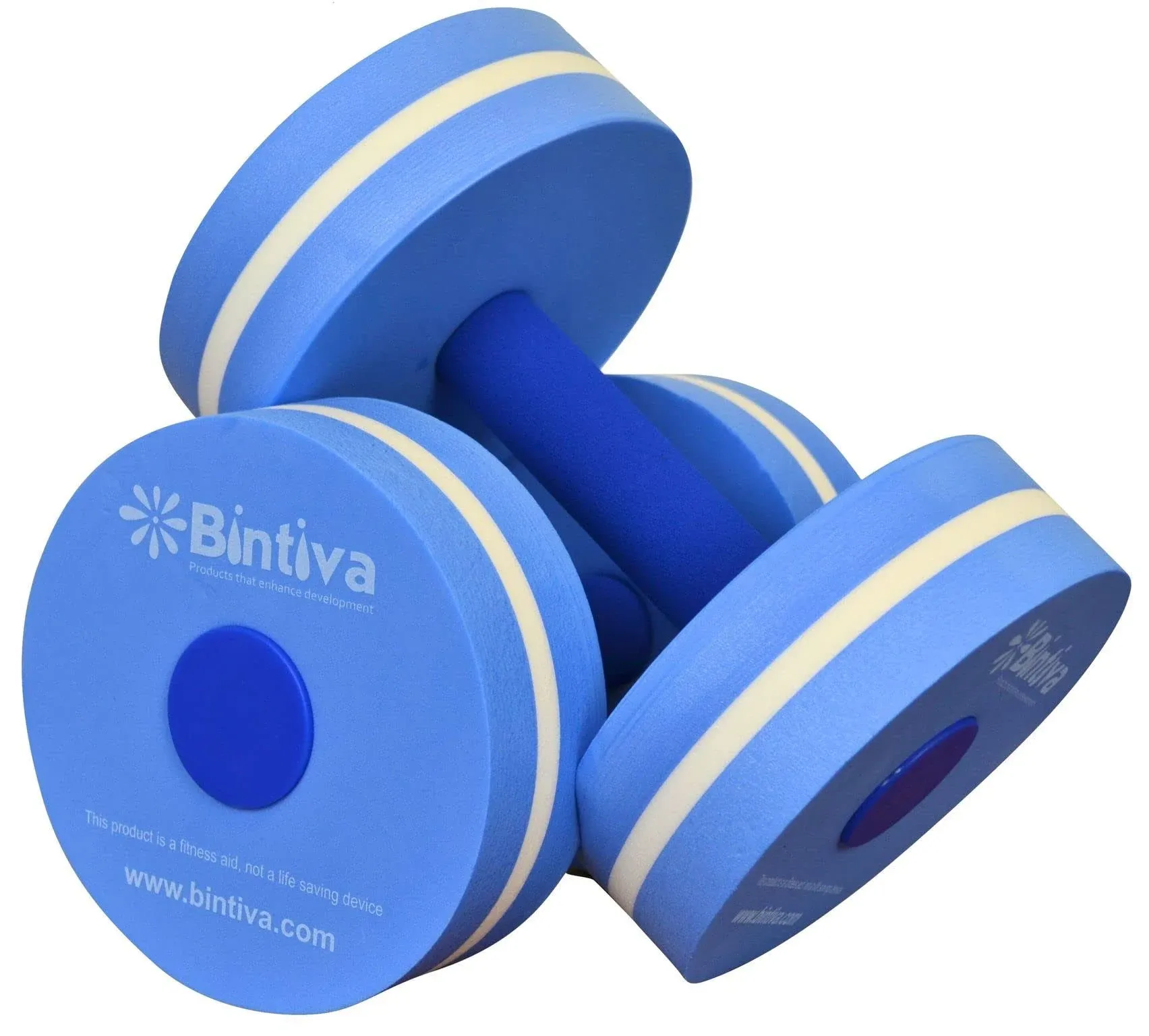 Bintiva Aqua Dumbbell Set Small Blue