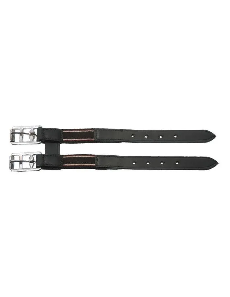 EquiRoyal Leather Girth Extender with Elastic End