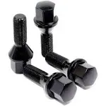 Set of 20 Veritek 14x1.5mm Black Wheel Lug Bolts for Aftermarket Custom Wheel...