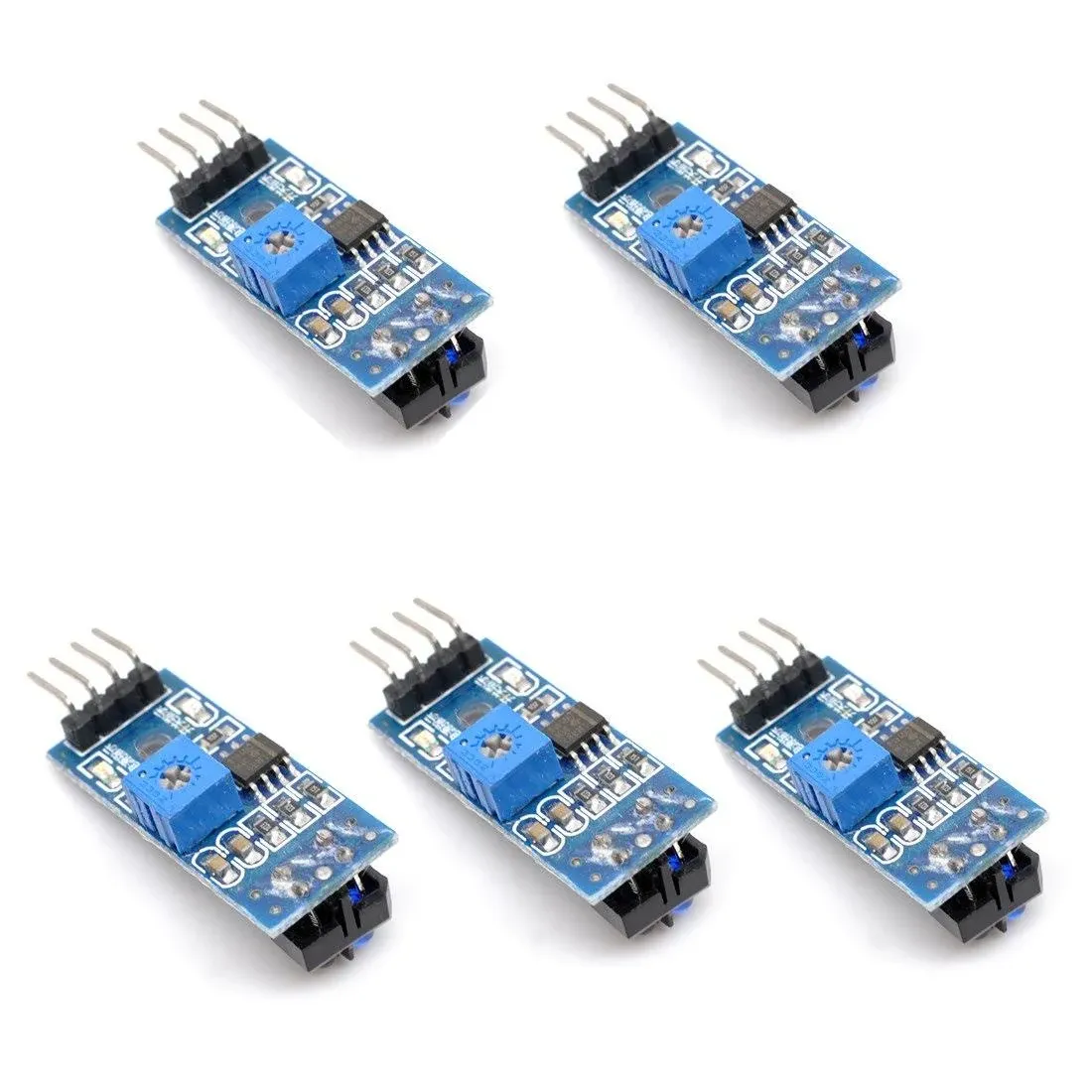 5pcs Tcrt5000 Infrared Signal Reflective Track Sensor 3.3v5vir Photoelectric S