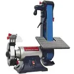 BUCKTOOL Combo 2" x 42" Belt Sander 6" Bench Grinder, Knife Sharpener BG2600