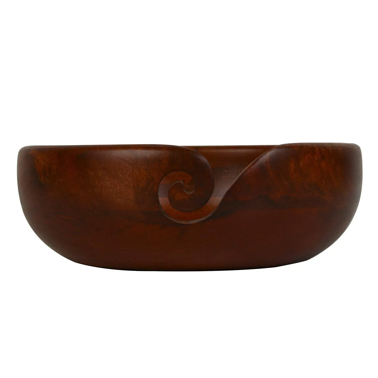 Loops &amp; Threads Dark Mango Wood Bowl - Large