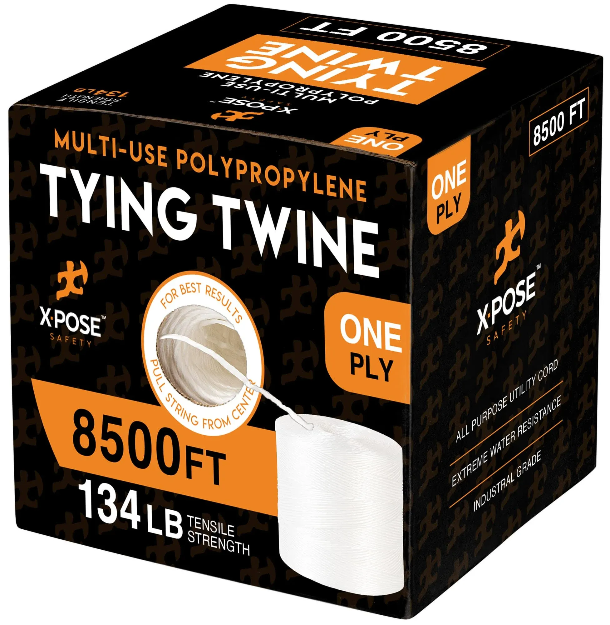 Xpose Safety 1 Ply White Poly Twine 8500 ft