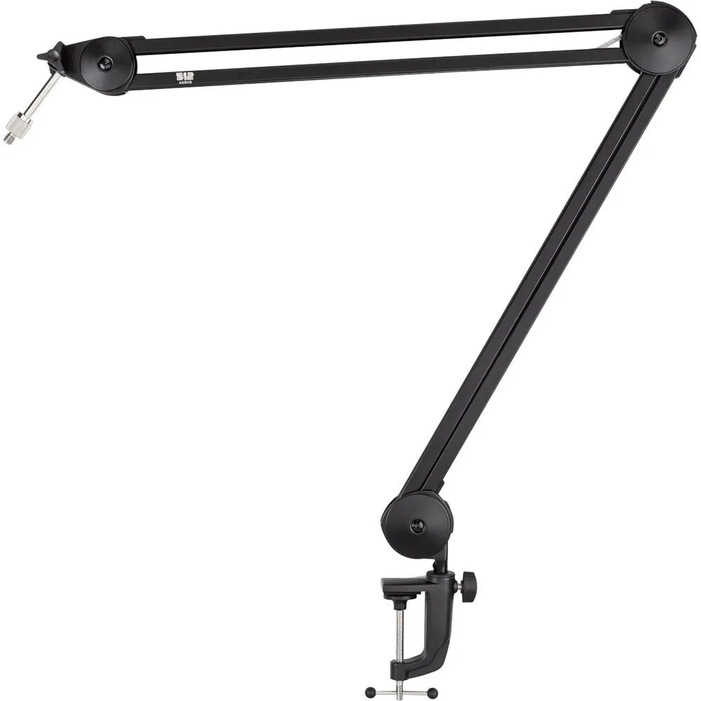 by Warm Audio BBA Adjustable Microphone Boom Arm Mic Stand for Podcast, Streaming and Recording