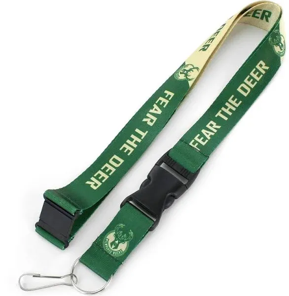 NBA Slogan Lanyard - Safety Breakaway Neck Lanyard - ID Badge Holder