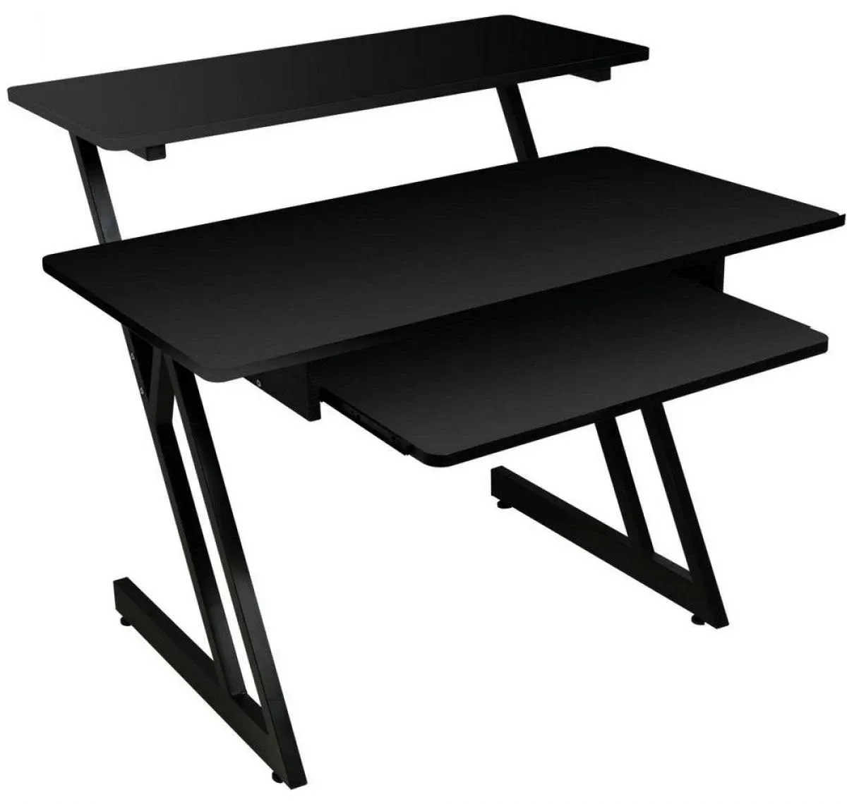 On Stage Stands WS7500B Black WS7500 Series Wood Workstation