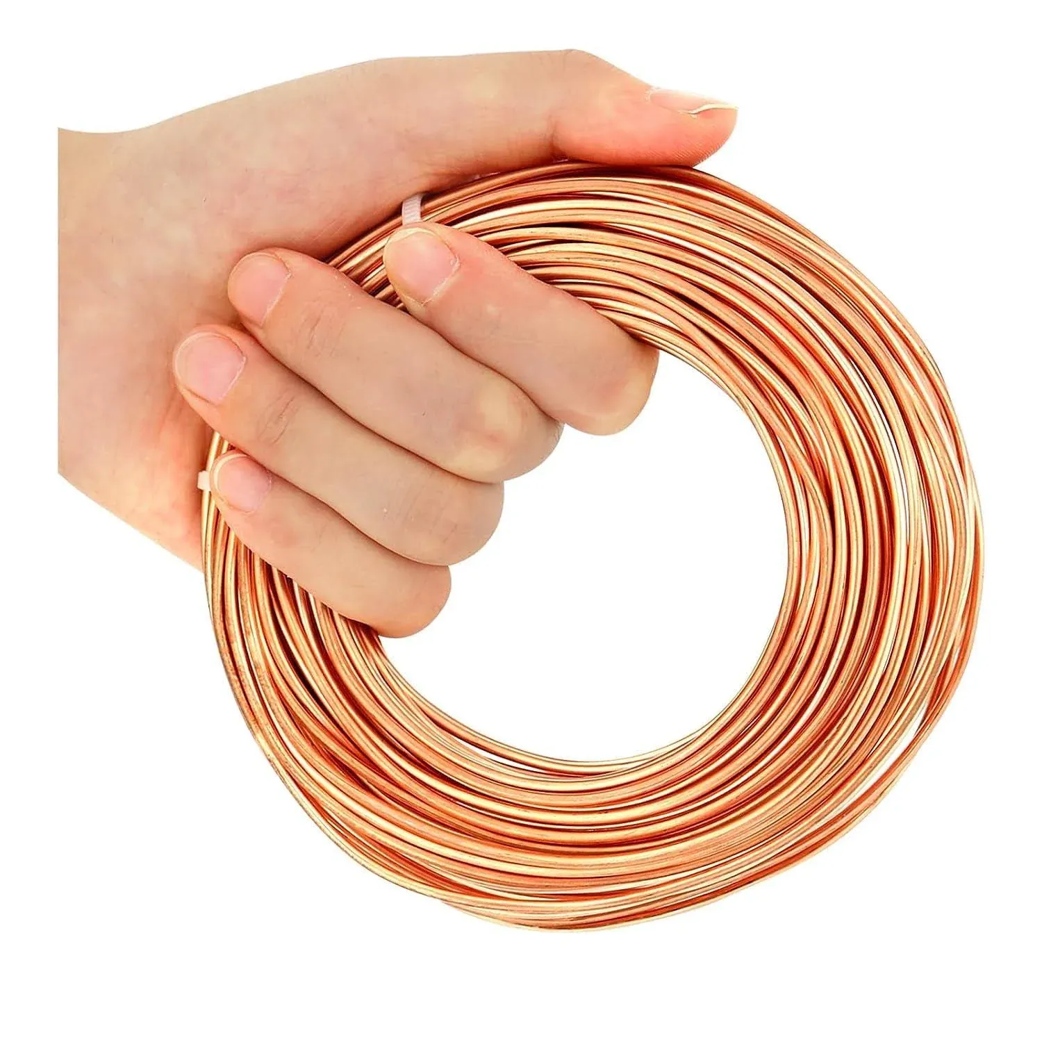 14 Gauge 79 Feet 1 Pound 99.9% Dead Soft Copper Wire for Electroculture Gardening, Jewelry Making, Beading, Science Projects, DIY Artwork