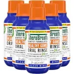 TheraBreath Healthy Gums Mouthwash, Clean Mint, Antigingivitis, Dentist Formulated, 16 Fl Oz (2-Pack)