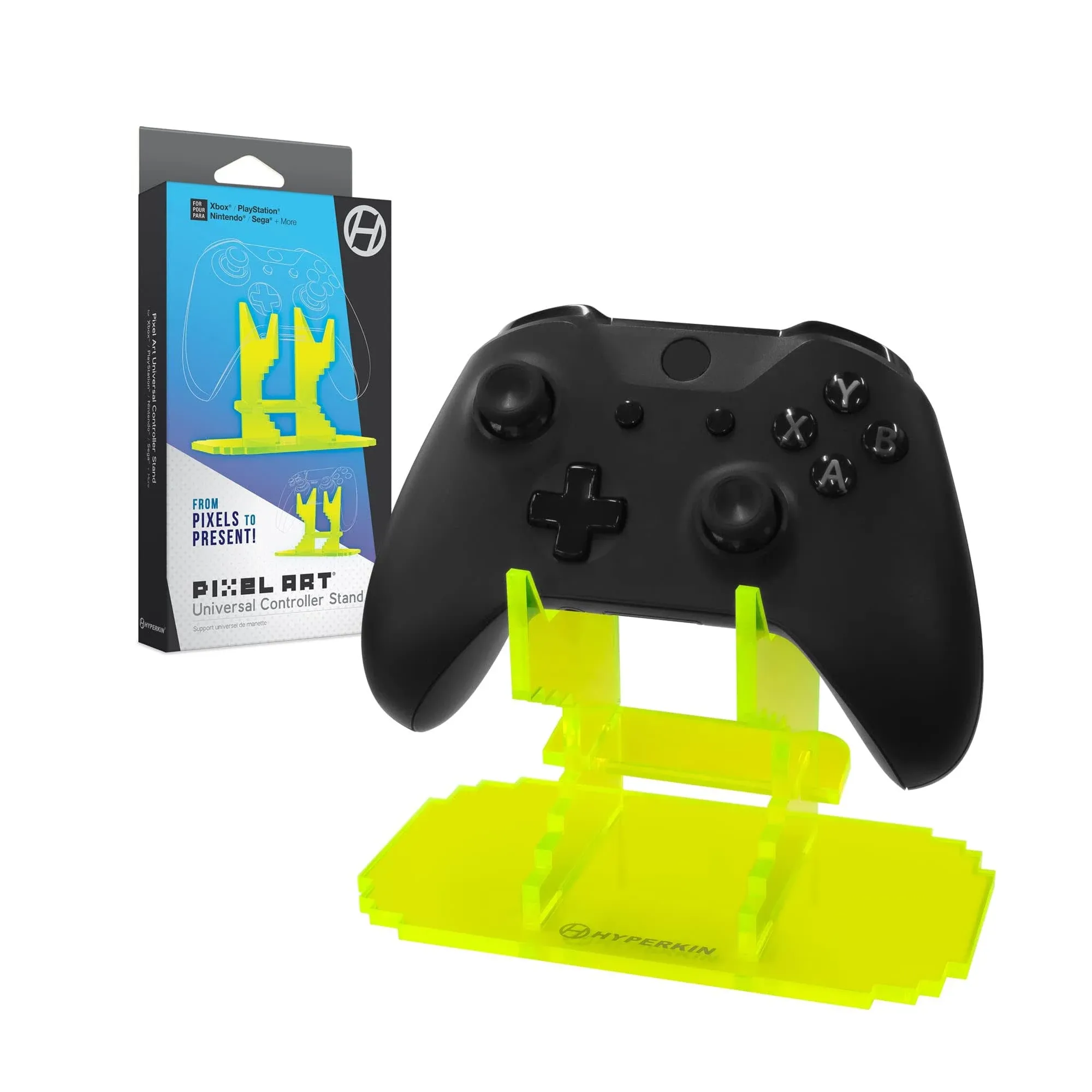 Hyperkin Pixel Art Universal Controller Stand for Xbox / PlayStation / Nintendo ...