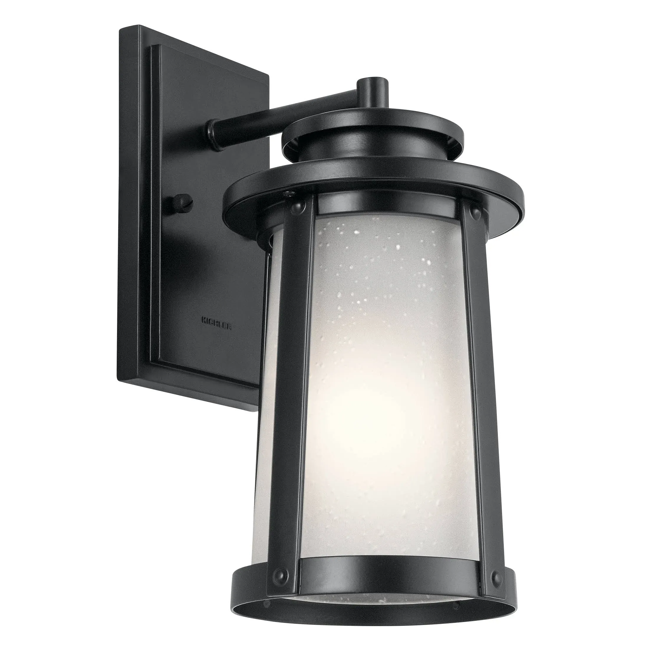 Kichler Harbor Bay Outdoor Wall Light Black 49917BK