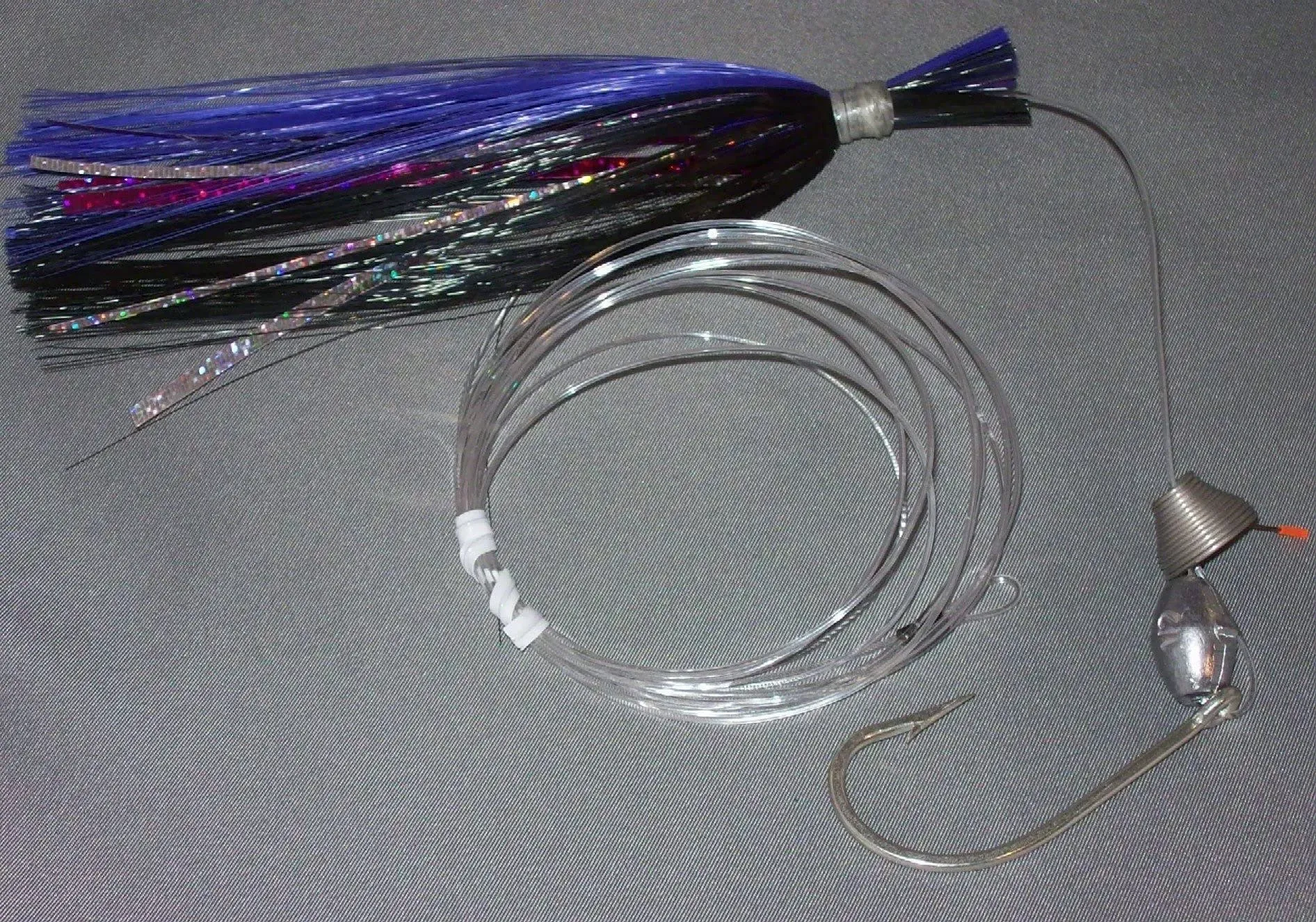 Blue Water Candy Ballyhoo Rig Purple | Black 1/2 oz 11265