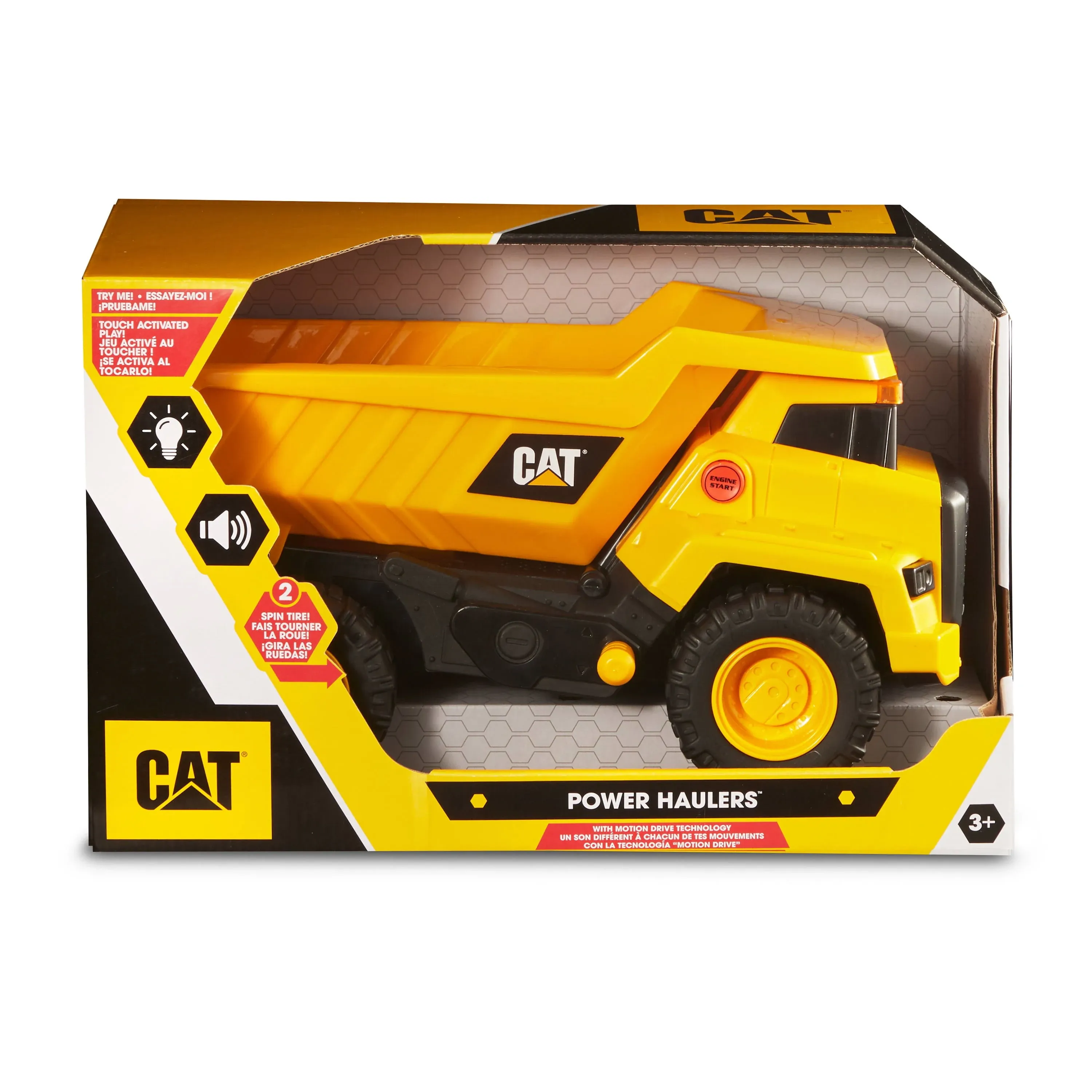 CatToysOfficia<wbr/>l Construction Power Haulers Dump Truck, Yellow