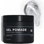 CRVFT Gel Pomade 4oz | High Shine/Medium Hold | Water Based/Water Soluble | Ideal For Short/Medium Thin/Thick Hair | For A Clean Cut Look | Men’s Styling Product [Clear], Stylist Approved [Scented]