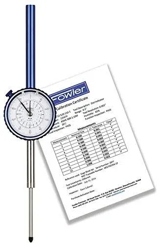 Fowler 52-520-120-0 Whiteface Premium Dial Indicator