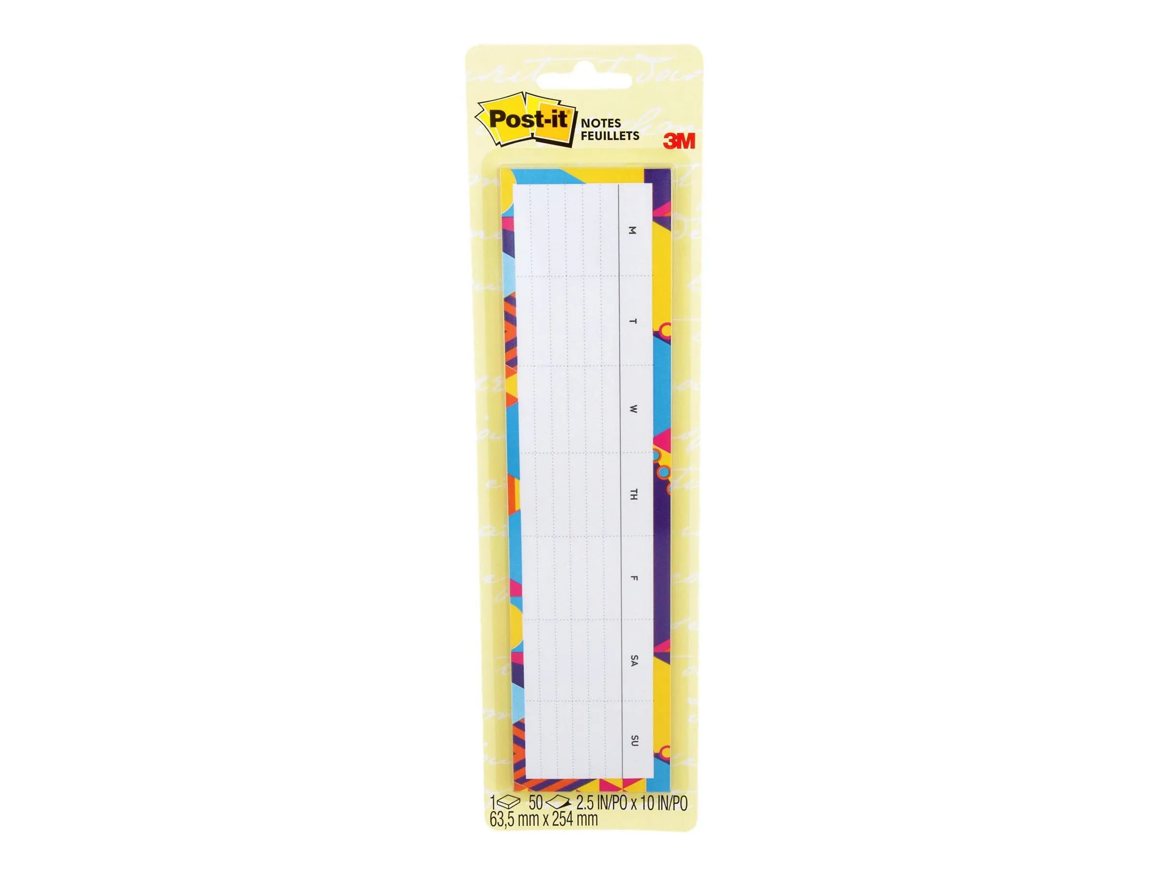 Post-it White Marble Calendar Pad