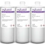 Volu-Sol Isopropyl Alcohol 99% (Isopropanol) - High Purity, USP | Kosher IPA for Lab Equipment, Electronics, & Medical Cleaning - Clear Bottle, 1L/ 32 oz. (3 Pack)