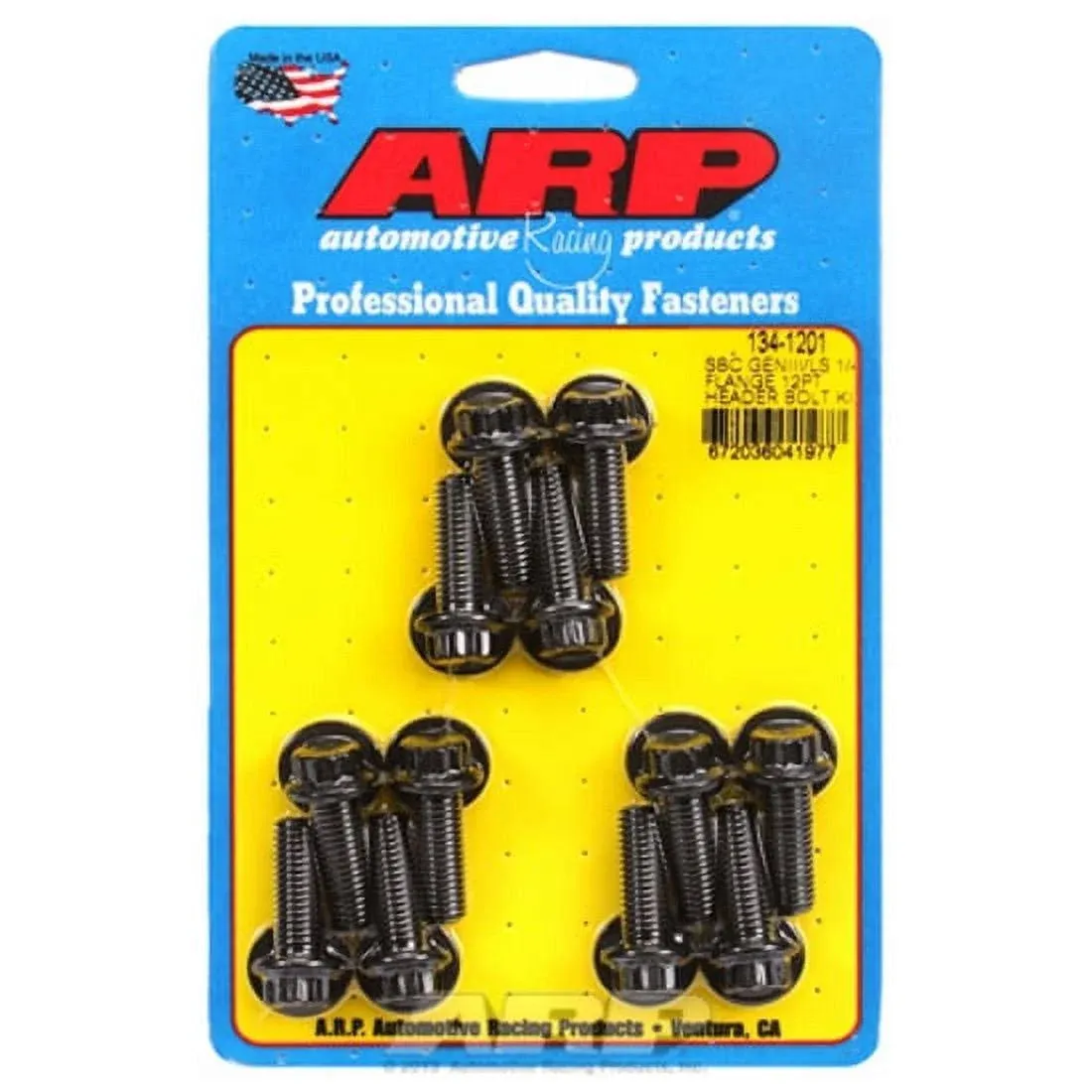 ARP 134-1201 Header Bolts 0.984 in UHL 8mmx1.25 in Thread SBC LS Engine 12-Point