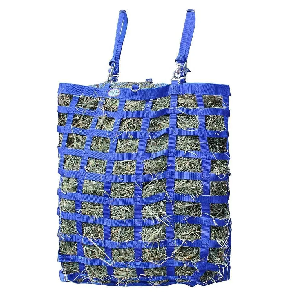 Paris Tack Three Sided Premium Slow Feeder Hay Bag with Super Tough Bottom and 6 Month Warranty