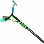 AquaSpray 24 Foot Waterfed Pole w/ Brush, Squeegee and Hose Adapter