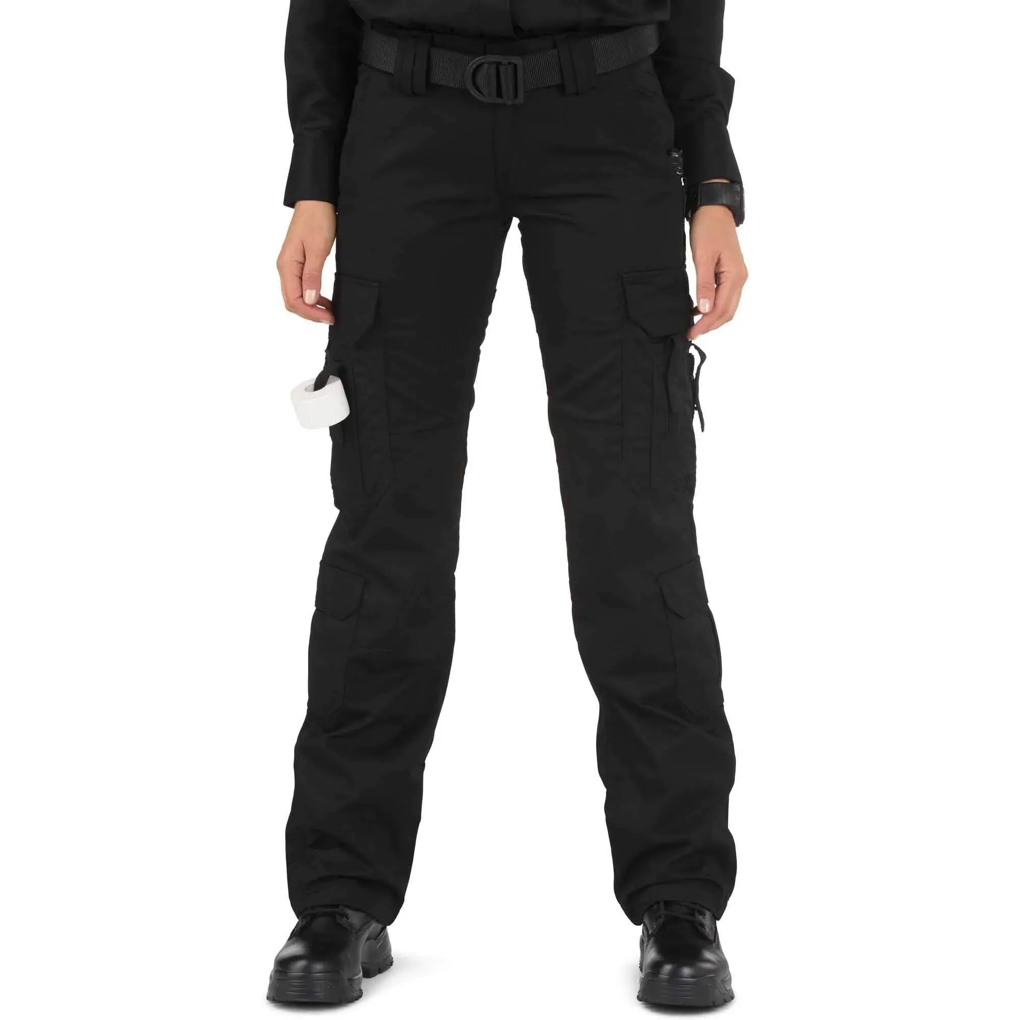 5.11 Tactical Womens Taclite EMS Pants Black Cargo Ripstop Size 8