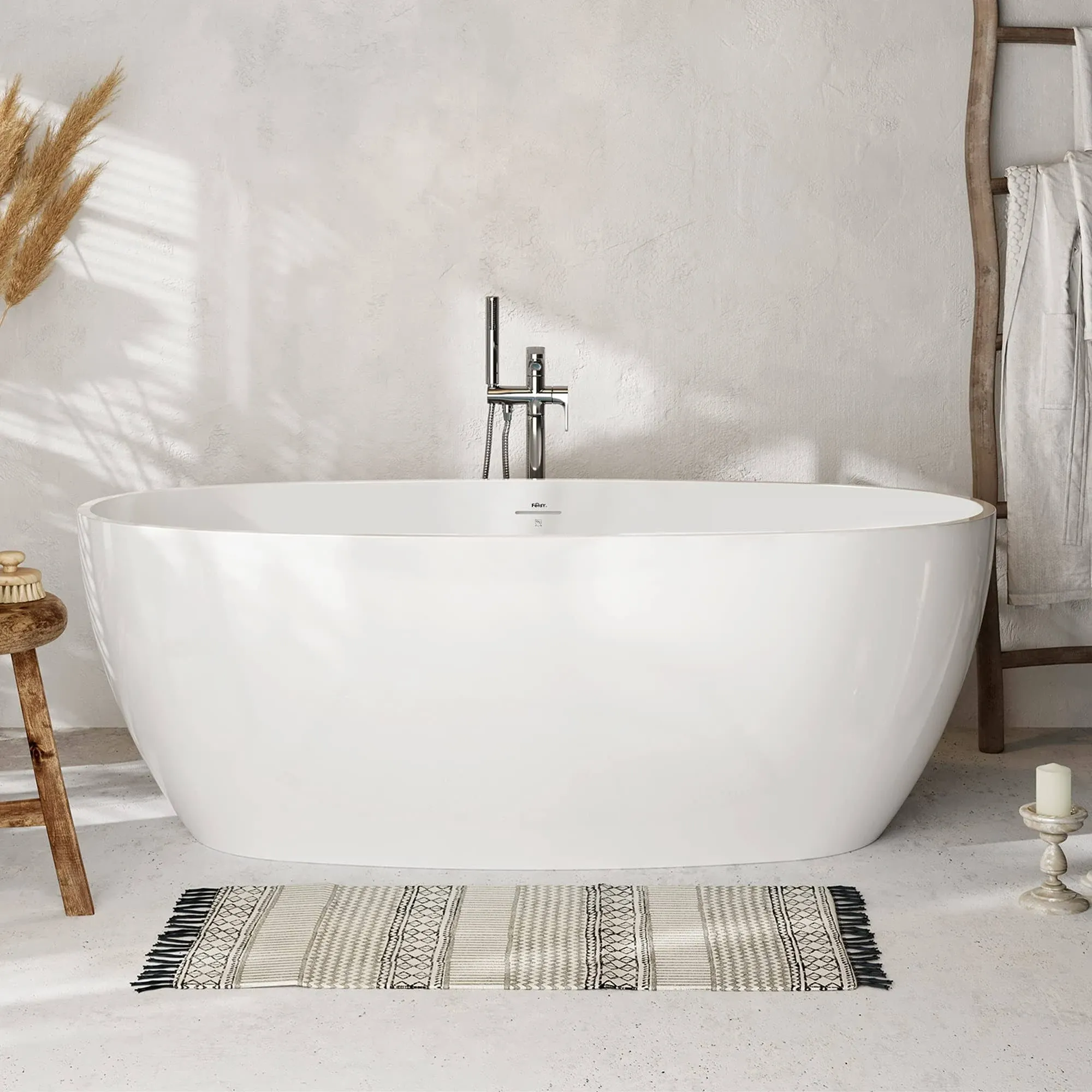 Ferdy Tahiti 67" Freestanding Bathtub