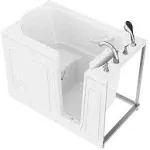 AMZ3053RWS - Anzzi 30 in. x 53 in. Right Drain Quick Fill Walk-In Soaking Tub in White