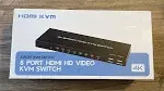 KVM Switch HDMI 8 Port - HDMI Switch with Remote- USB Switch Selector for 8 Computers Share Keyboard Mouse Printer,Flash Drive,HD Monitor, Support