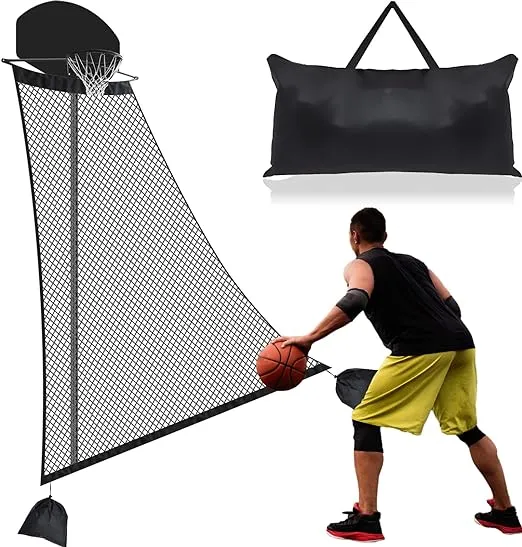 Leitee Basketball Rebounder 120 x 108 x 60 Inch Basketball Return System Heavy ...