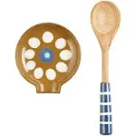 Mud Pie Dot Spoon Rest Set